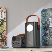 Chargeur portable personnalisable 40000mAh PD22.5W/65W Charge rapide Banque d'alimentation pour ordinateur portable avec lumières LED pour le camping en plein air