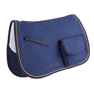 Almohadilla para Silla de Montar Western para Carreras de Barriles, Diseño Duradero de Fieltro de Lana con Refuerzo de Cuero para un Uso Prolongado - Product Image 1