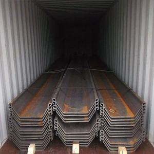 Factory U-shape Seawall Retaining Wall Steel <strong>Sheet</strong> Piling High Carbon Steel <strong>Sheet</strong> <strong>Pile</strong> for River Protection - Product Image 3