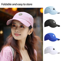 Casquette de sport respirante en nylon et polyester de haute qualité pour homme, pliable, pour le baseball, le football, la course, le golf, la gym et les activités de plein air, séchage rapide