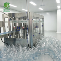 Ligne de production complète d'eau en bouteille avec pression de pulvérisation personnalisable 2KG/CM2 pour l'embouteillage d'eau gazeuse non carbonatée