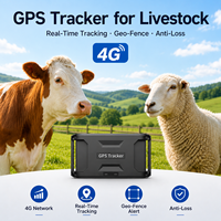 Nouvel Arrivage : Bracelet Traceur GPS pour Grands Animaux, 20000mAh Rechargeable, Suivi en Direct 4G, Localisateur de Position pour Chevaux, Moutons, Chèvres, Vaches