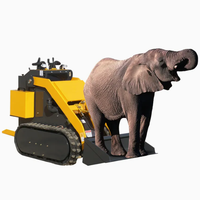 Chargeur compact sur chenilles 800 mm HY280 avec ripper et grappin hydraulique