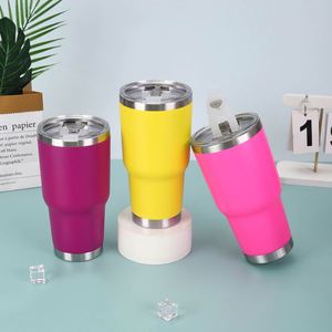 Bouteille d'eau et de jus isotherme 30oz sans BPA, gravée au laser, pour fêtes en extérieur, gobelet à vin, tasse sous vide - Product Image 1