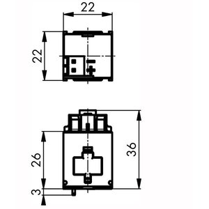 Bloque de Contactos Schlegel Asi Bzl5 Profibus DP, Entrada Digital 24V CC 30mA, Alemania - Product Image 2