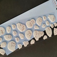 Feuille d'autocollants en feutre mignons et promotionnels avec autocollants pour journal et livre