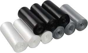 Black Plain <b>Flat</b> Trash Bags, Sturdy Heavy-Duty Garbage Bags for Construction, Industrial, Outdoor & Commercial Applications - Product Image 3