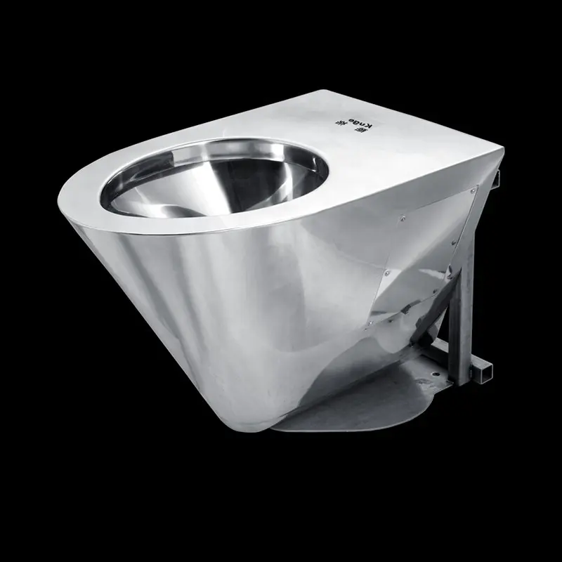 Foshan Fabriek Groothandel Sanitair P Trap Washdown Muur Opgehangen Commode Hotel Commerciële 304 Roestvrij Staal Toilet