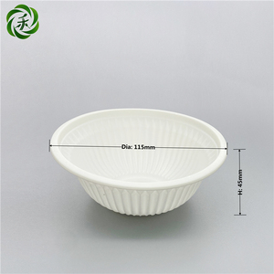 Tazón de almidón de maíz compostable de 6,5 Oz y 300ml ecológico al por mayor cuencos de fruta de sopa de arroz desechables biodegradables para acampar - Product Image 1