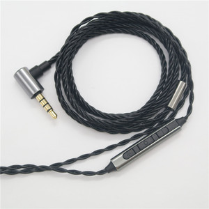 Chrysanthemum 1964 Qdc Ue2pdiy Headphone <b>Cable</b> 2P 0.78 With <b>Mic</b> And Tone Control For Earphones - Product Image 2
