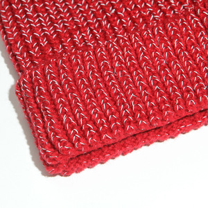 Hip Hop Street Winter Warm Custom Acrylic <span class=keywords><strong>Skull</strong></span> Safe Night Reflected Knitted Reflective Beanie Hat - Product Image 6