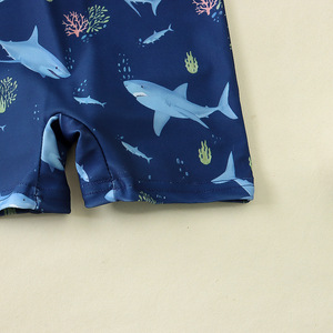 <span class=keywords><strong>Maillot</strong></span> <span class=keywords><strong>de</strong></span> <span class=keywords><strong>bain</strong></span> une pièce pour enfants, design demi-fermeture, manches courtes, en polyester, pour bébés <span class=keywords><strong>de</strong></span> 1 à 3 ans - Product Image 6