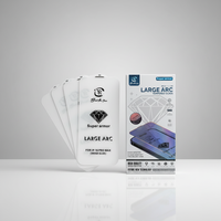 Protection d'écran en verre trempé sans bordure de 0,4 mm, nouvelle technologie, pour iPhone 12 Pro Max, film pour téléphone portable
