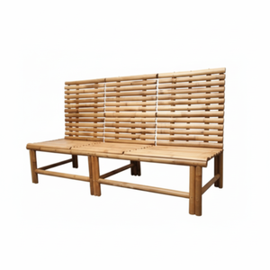 Ensemble de meubles de bar en bambou naturel vietnamien Application polyvalente pour la salle à manger extérieure d'hôtel et la cave à vin - Product Image 1