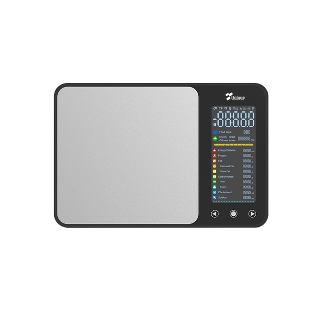 Smart Kitchen Scale High Precision 5Kg Tempered Glass Weight Measuring with for APP Data Sync for Fitness Fat Loss
