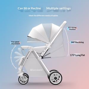 Poussette Bébé Réversible Haut de Gamme Légère Pliable à Quatre Roues pour Enfants - <span class=keywords><strong>Magic</strong></span> Walking-Baby - Product Image 4