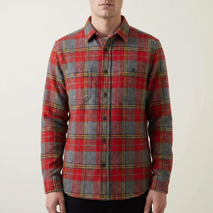 Camicia Vintage da <span class=keywords><strong>Uomo</strong></span> Personalizzata, Casual, in Cotone Antipiega, Oversize, a Quadri, con Bottoni, Maniche Lunghe e Tasca - Product Image 6