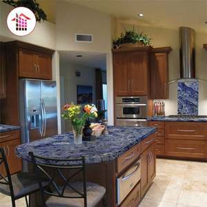 פרימיום זול מחיר מודרני כחול azul macauba גרניט אבן אריח עבור מדרגות משטחי מטבח - Product Image 3