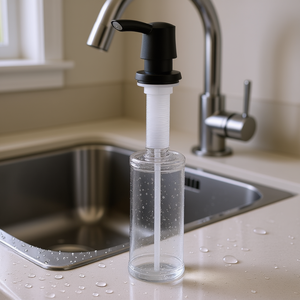 Dispenser di sapone da cucina con pompa in plastica per lavello - Product Image 2