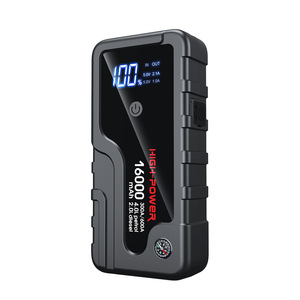Arrancador de batería de alta potencia 16000mAh 300A 12V con pantalla digital para coche, SUV, camioneta, MPV, motocicleta - Product Image 2