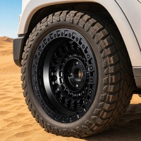 Jantes en alliage OEM personnalisées de 18 pouces, noir mat, 5x114.3, 5 trous, ET40, CB64.3, jantes en aluminium pour SUV, berlines, voitures particulières, vente en gros