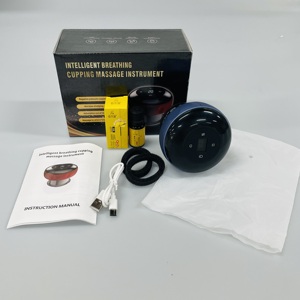 Dispositivo Inteligente de Terapia de Ventosas Faciales Recargable con 3 Niveles de Calor, Pantalla LCD y Succión Automática con Aceite - Product Image 5