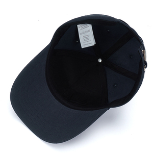 Wholesale Custom Vintage Preppy Style Embroidered Logo High Quality Cavalry Twill Fabric <b>Navy</b> Blue Baseball Cap Sports Caps - Product Image 6