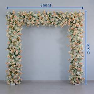 Arco Decorativo FBY para Bodas, con Diseño Floral, para Fotografía, Fondo de Escenario, Simulación de Arco - Product Image 6