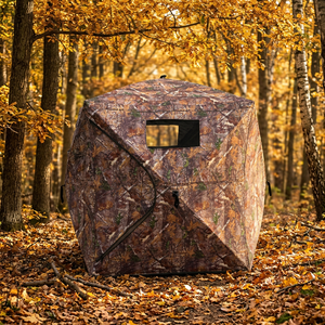 Tente <span class=keywords><strong>de</strong></span> <span class=keywords><strong>chasse</strong></span> Warmfire camouflage en tissu Oxford, une chambre, imperméable, quatre saisons, ouverture automatique rapide pour le camping - Product Image 4