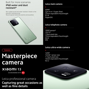 Téléphone <span class=keywords><strong>Xiaomi</strong></span> 13 d'origine mondiale avec caméra 50MP 8 Go + 256 Go Version globale avec Google Play - Product Image 3