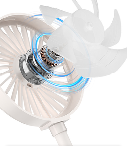 Ventilateur portable de gros du fabricant, rechargeable par USB, pliable, à aspiration magnétique, pour extérieur, refroidisseur de téléphone portable, nouveau modèle 2026 - Product Image 4