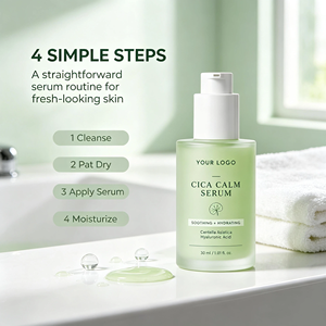 Cica Calm Serum Natural Centella Asiatica Extract Hydrating Facial Serum Private Label Cosmetics - Product Image 3