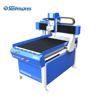 Durable 3 ejes CNC 6090 fresadora aluminio madera acrílico CNC máquina enrutadora de corte