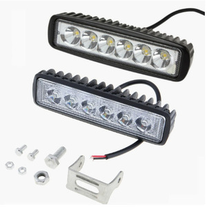 Luz de Trabajo Lineal Xd de 6 Led y 18W, 6000K, Iluminación Auxiliar para Vehículos Todoterreno - Product Image 1