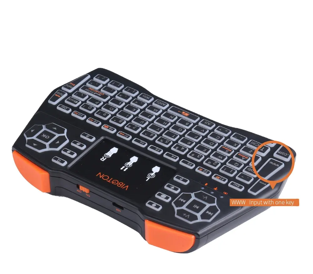 i8 plus Mini Wireless Keyboard 2.4G Keyboard Touchpad Mouse Combo Multi-media Portable Handheld Android Keyboard