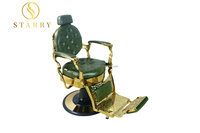 Chaises de barbier pour hommes, modernes, pliables, réglables en hauteur, avec rotation à 360 degrés, personnalisées pour les salons de beauté