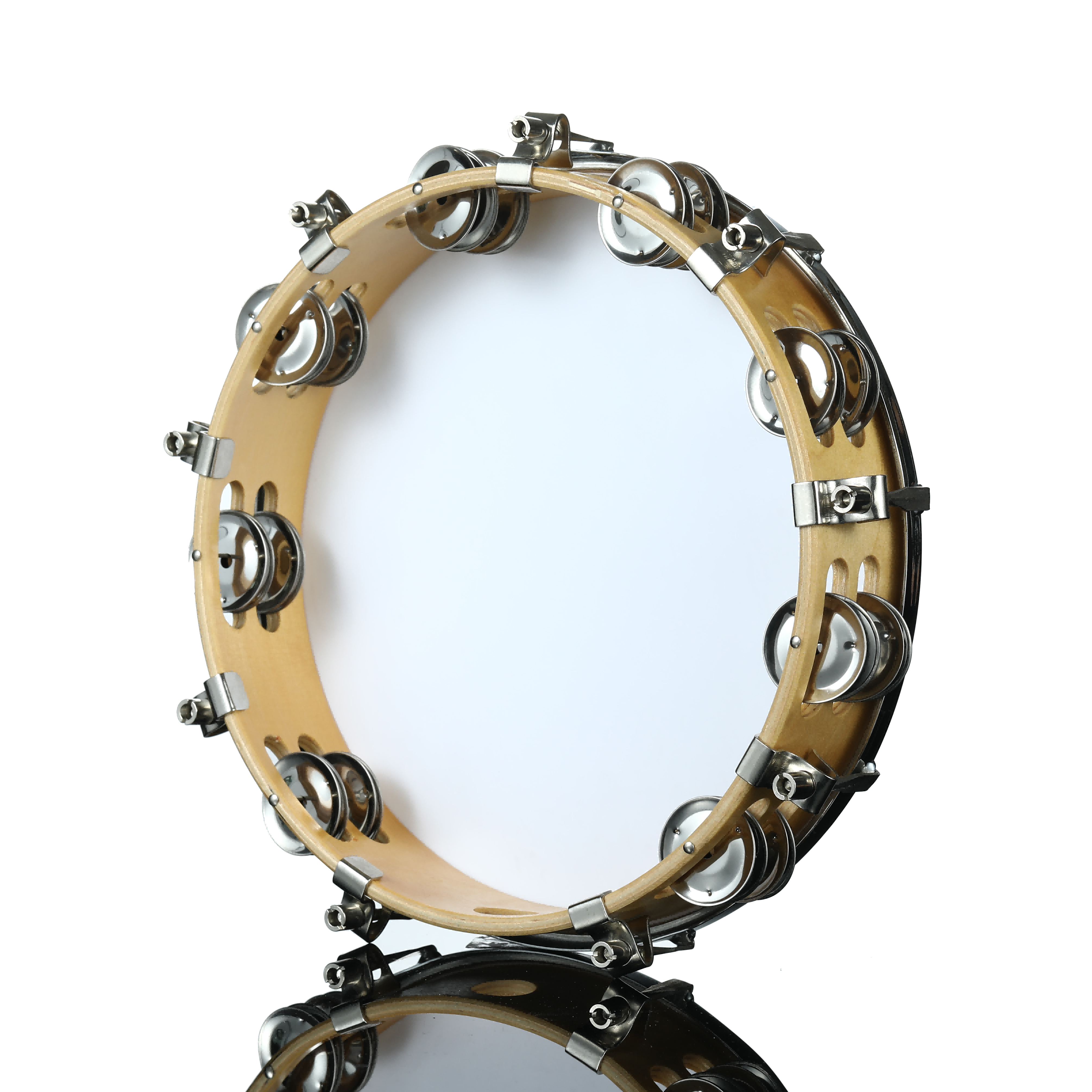 ⑫ふるりん 様 tambourine Custom Wooden Tambourine with Jingle Bells - Drum Enthusiasts