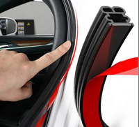 Hengcheng Vente en gros Isolation phonique Mousse EPDM B P Z D en forme de D Joint d'étanchéité en caoutchouc adhésif pour porte Bande d'étanchéité pour coffre de voiture
