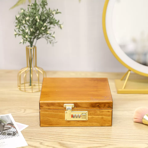 Tbci — coffret cadeau de noël en bois de pin rustique, accessoire de fumage, boîte de rangement de <span class=keywords><strong>tabac</strong></span> et d'herbes - Product Image 4