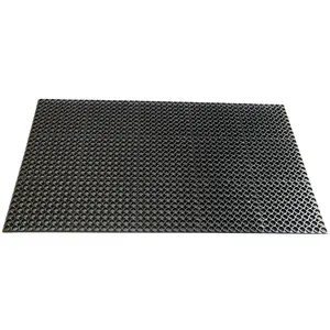 Durable and easy to clean with small hole grip rubber sheet anti slip rubber mat