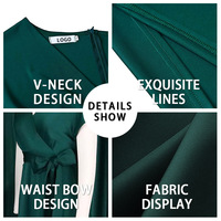 Robe décontractée pour femmes personnalisée 2024 affaires tache grande taille robes mère de la mariée élégantes dames bureau blanc Vestidos