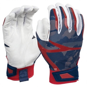 Service OEM ODM personnalisé, faible MOQ, gants de frappe en cuir pour adultes, design crème glacée, pour baseball et softball, entraînement - Product Image 1