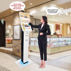 Kiosco de Autoservicio con Pantalla Táctil Android de 23.6 Pulgadas, Soporte para POS, Escáner de Código de Barras e Impresora de Tickets para Centros Comerciales - Product Image 1