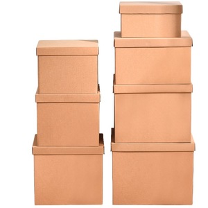 Boîte de classement Xinmusi extra résistante en carton ondulé pliable avec couvercle pour le rangement au bureau - Product Image 2