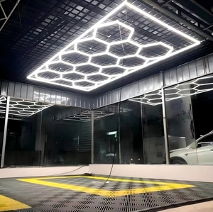 Lampe de travail LED hexagonale en nid d'abeille pour <span class=keywords><strong>garage</strong></span>, station de lavage automobile et detailing, éclairage de plafond - Product Image 5
