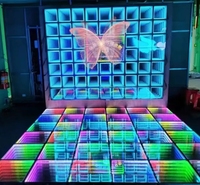 Lampe illuminée d'étoile de jeu interactive de haute qualité 3d lumière de fête disco magnétique