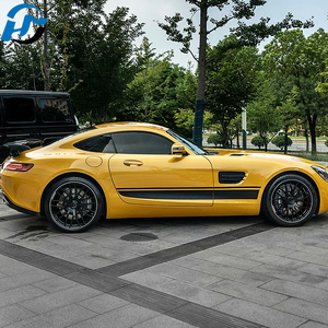 Venta al por mayor PET TPU Cast Foshan Factory's HD brillante metálico Arce oro amarillo coche envoltura vinilo 1.52X1 8M/5X60FT un coche pegatinas - Product Image 3