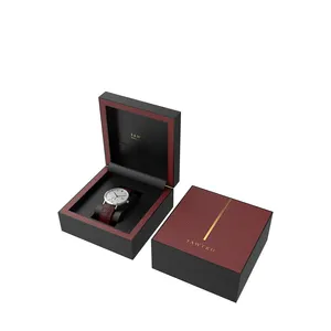 Custom Logo Luxury Wooden Box Leather Watch Case Wholesale