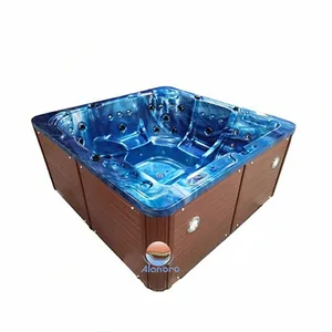 5 6 Người Vườn Bên Ngoài Massage Jakuzi Spa Bath Xoáy Lớn Hottub Spa Ngoài Trời Bồn Tắm Nước Nóng Với Xoáy Máy Bay Phản Lực