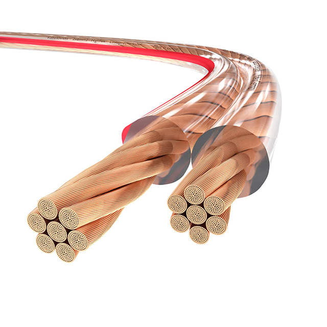 Professional High-End Hifi Stereo Audio Link Cable OFC Video Copper Power PVC Jacket for Car Audio Subwoofer Microphone Speaker
